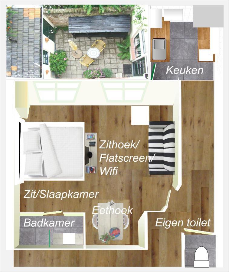 B&B Vierwinden フリシンゲン エクステリア 写真